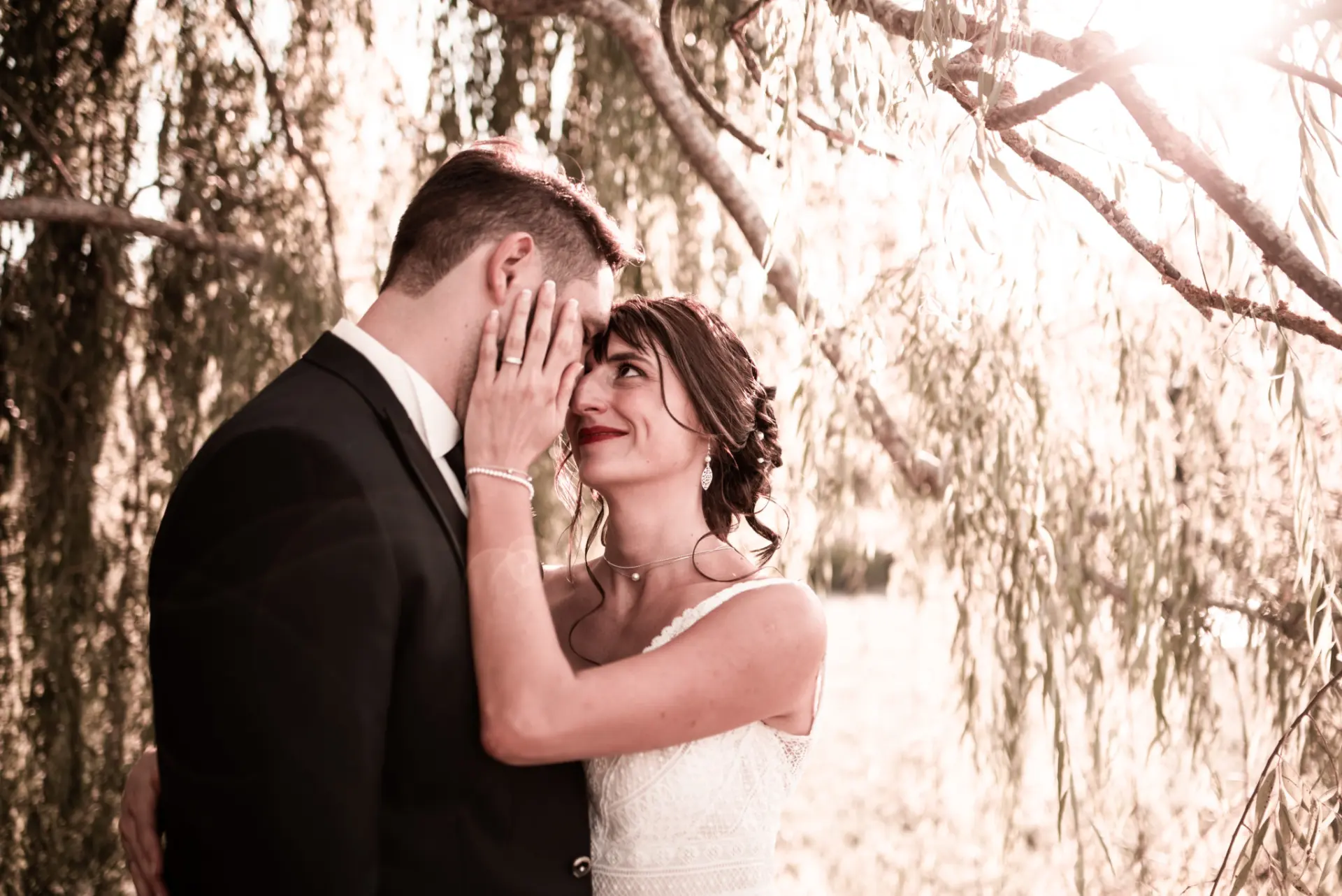 Mariés sous un saule, mariage à La Romieu